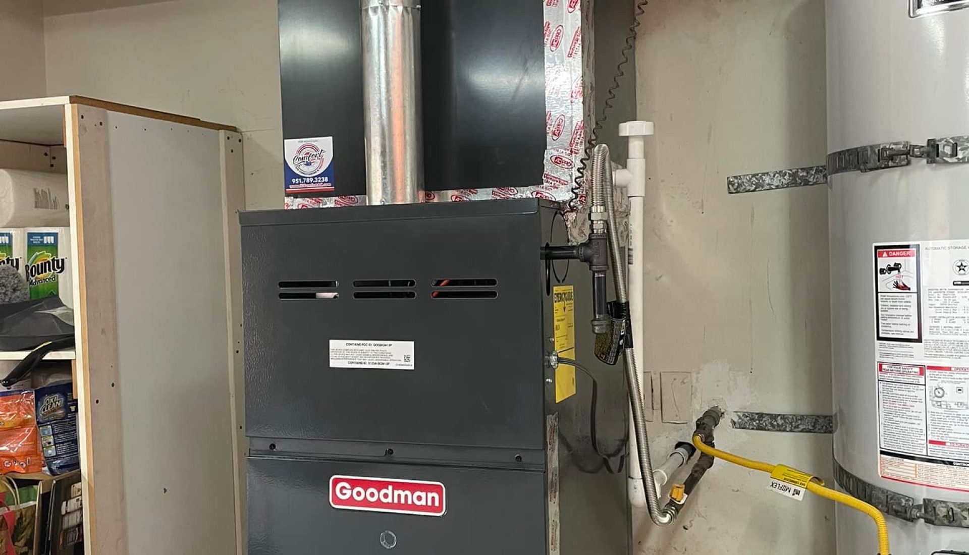 Heater installation