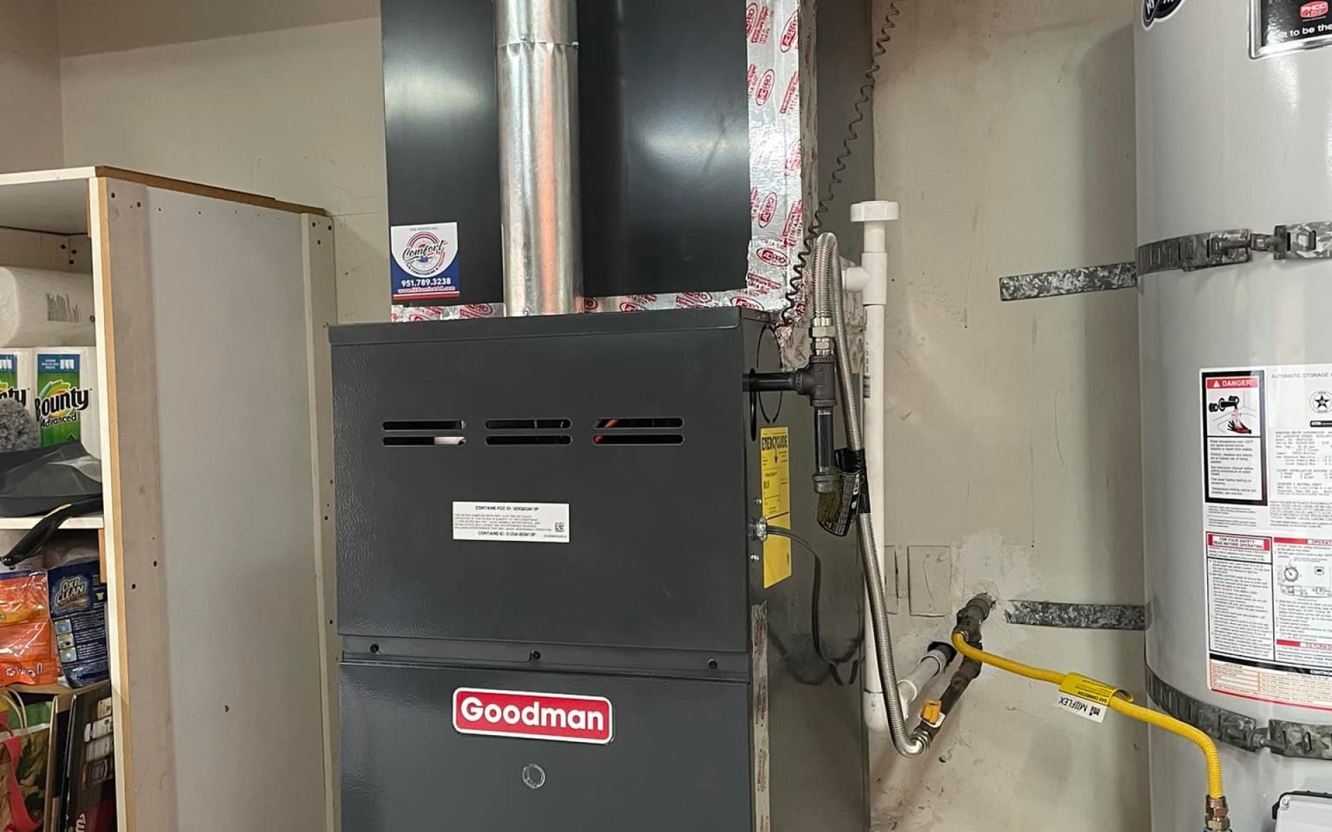 Heater installation